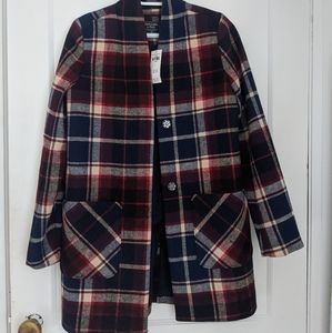 NWT Abercrombie wool blend fall/winter coat XS